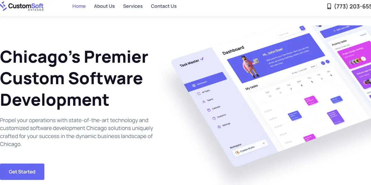 custom soft - IT Companies in Chicago