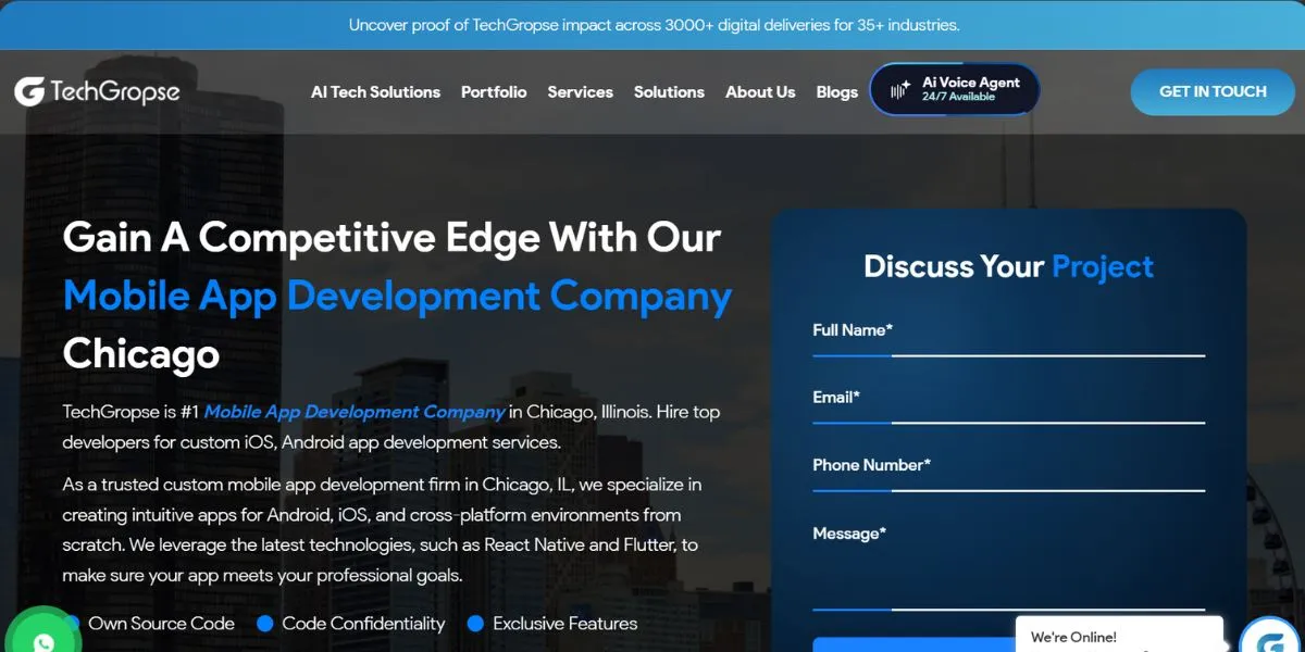 techgropse - IT Companies in Chicago